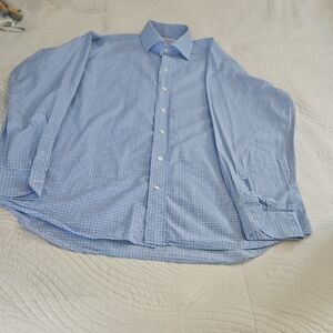 Ledbury Shirt Mens Sz 17 Fine Shirting Classic Fit